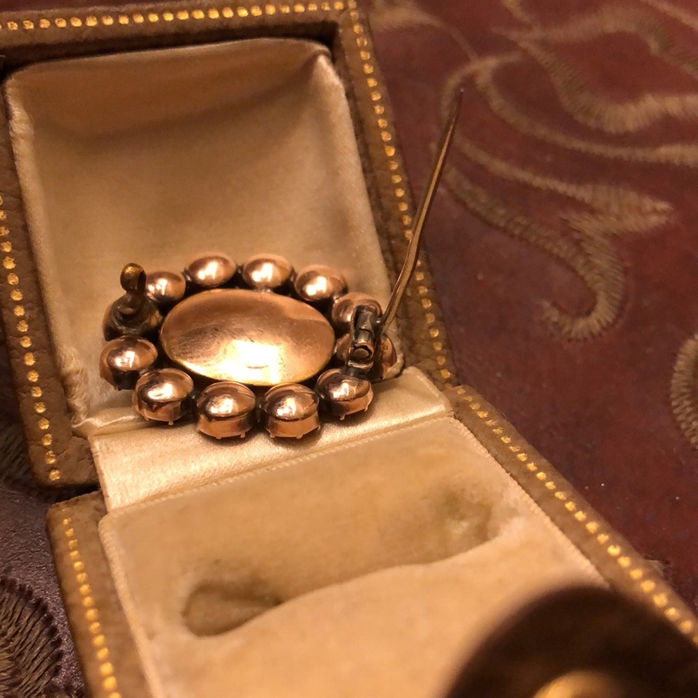 Georgian Victorian mourning brooch - Picture 5 of 9